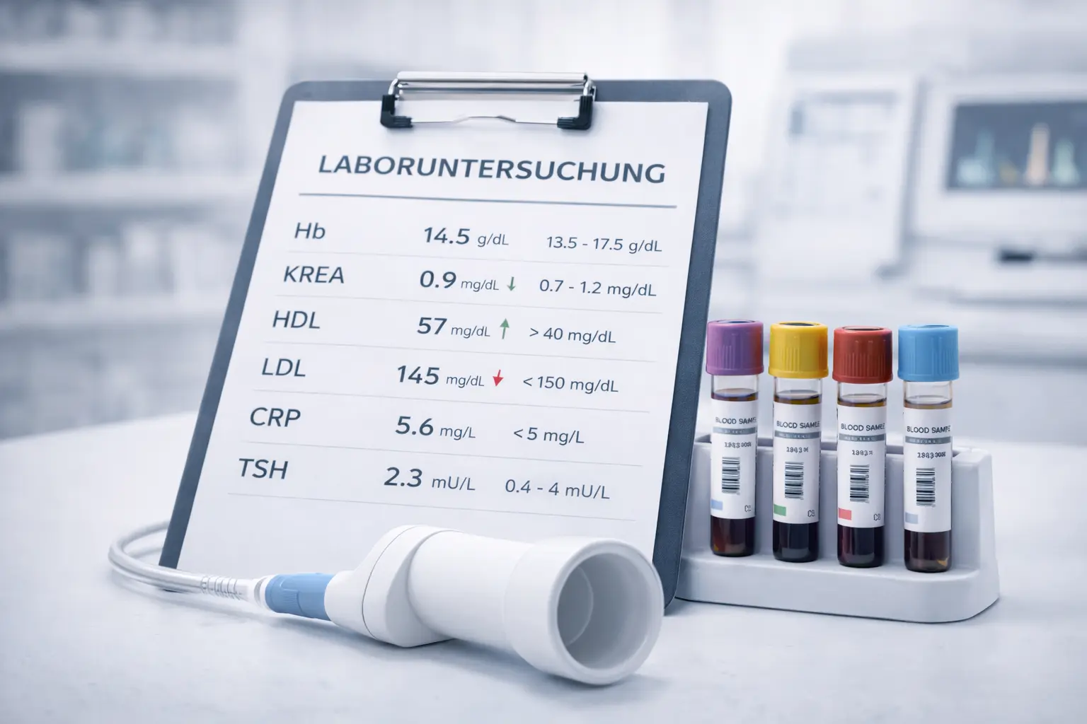 Laboruntersuchungen und Blutanalyse